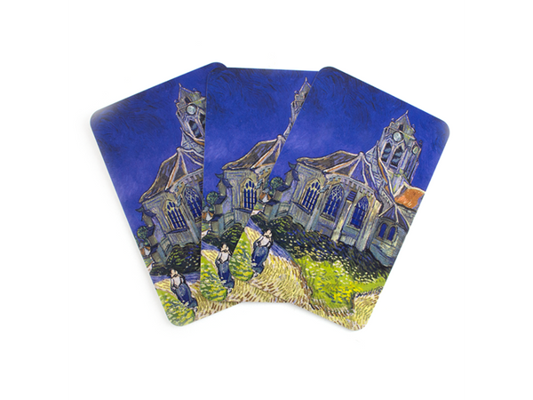 Cartes à jouer, Van Gogh, Église d'Auvers-sur-Oise