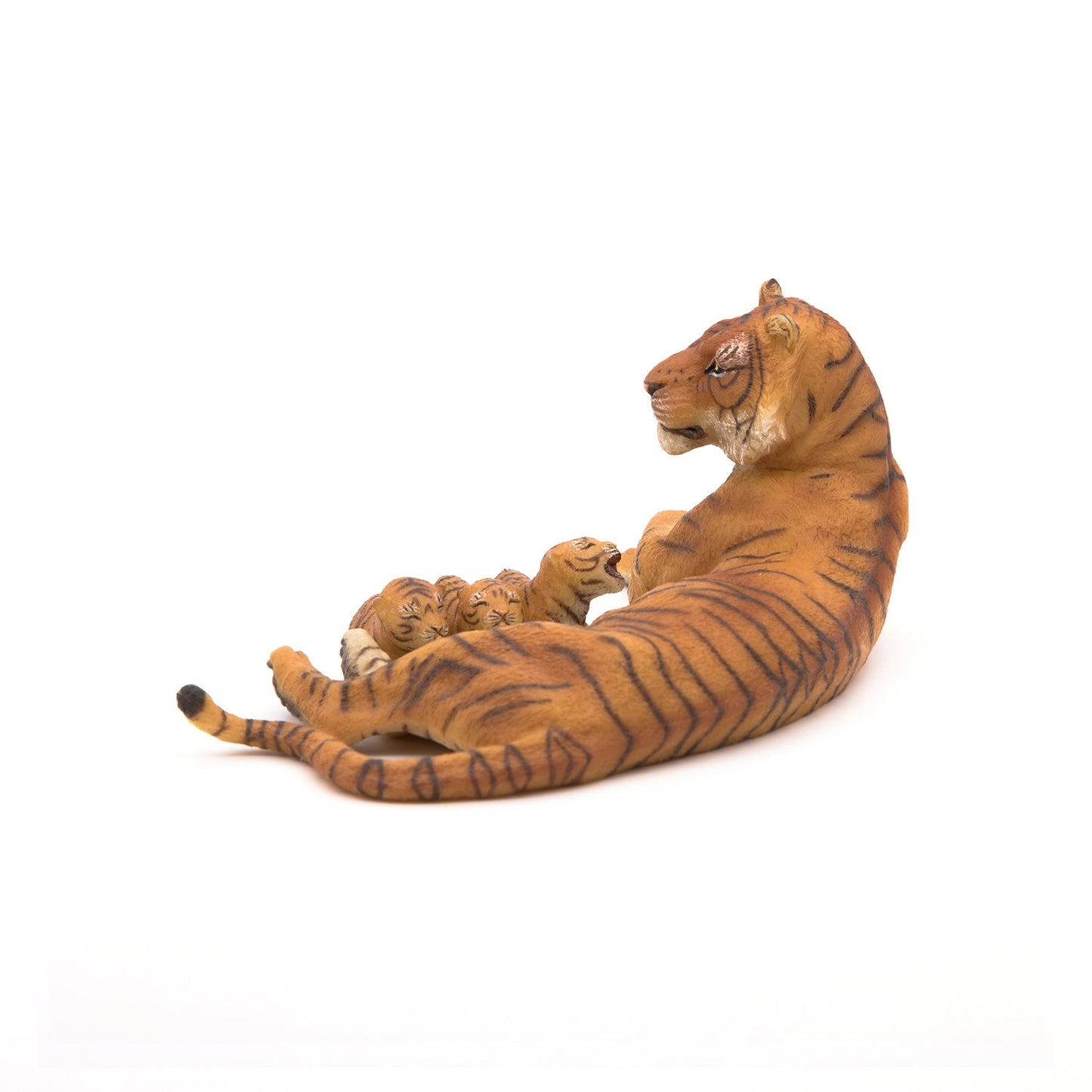 Figurine Tigresse couchée allaitant