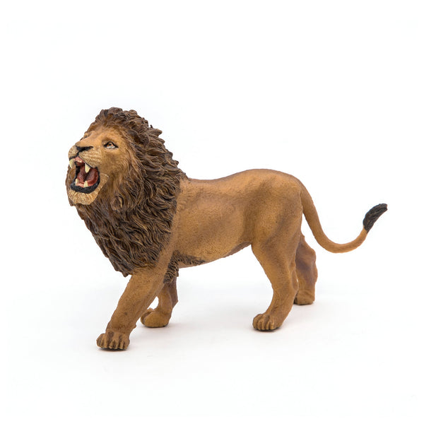 Figurine Lion rugissant Papo - animal sauvage
