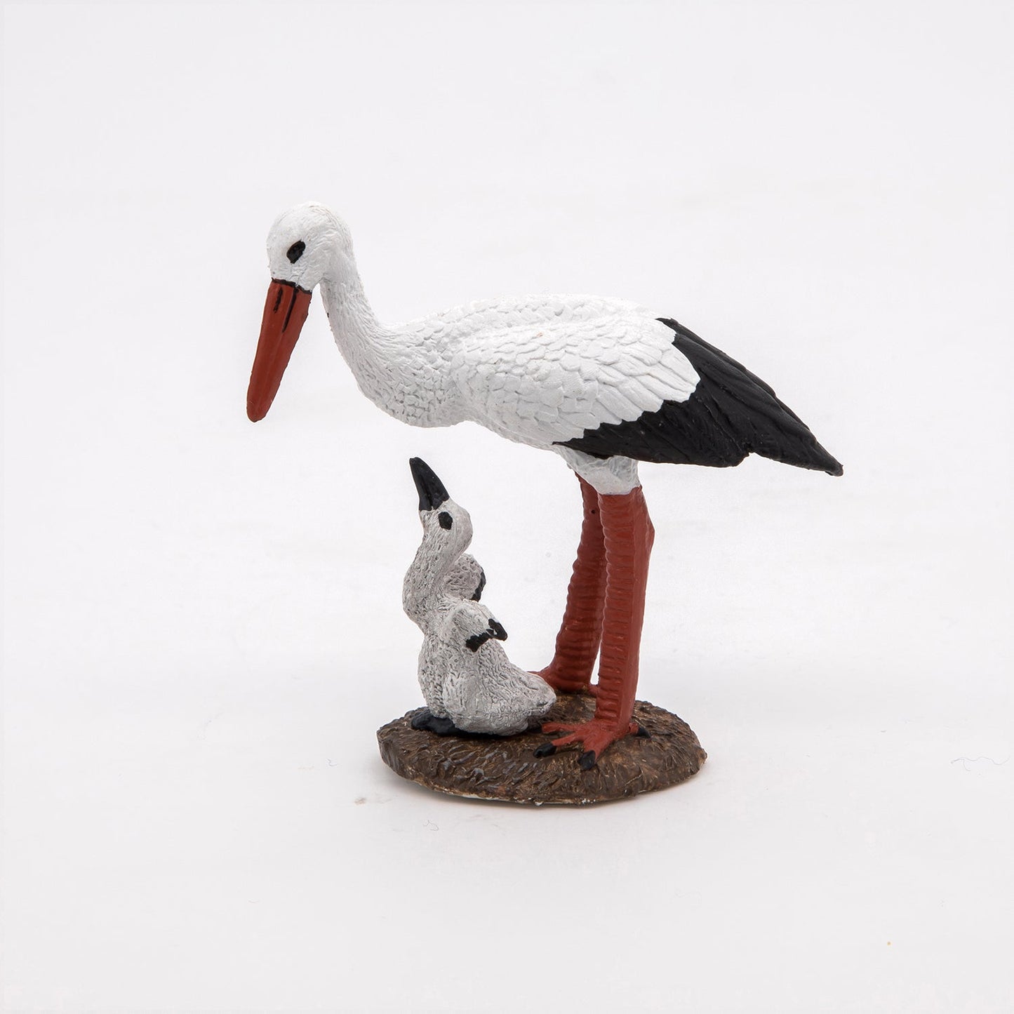 Stork and Baby Figurine