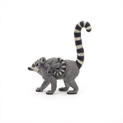 Figurine Lémurien et son bébé