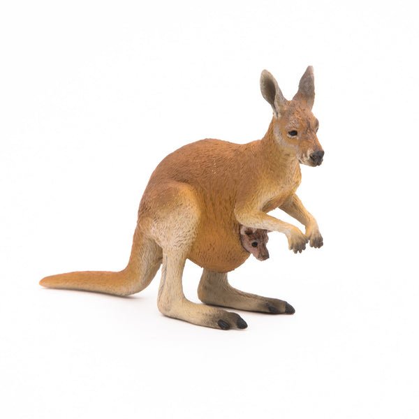 Figurine Kangourou et son bébé Papo - animal sauvage