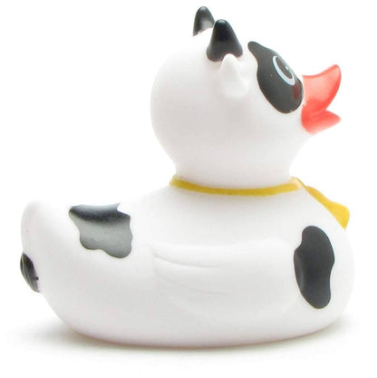Black and white cow duck