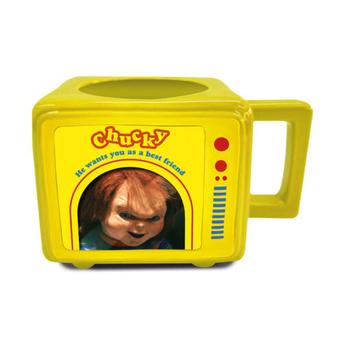 Tazza termoreattiva 3D Chucky - TV retrò
