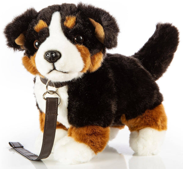 Peluche Bouvier bernois, debout (avec laisse) Uni Toys