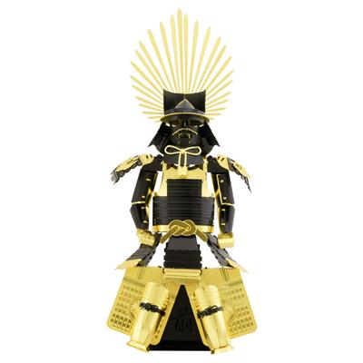 MetalEarth: SÉRIE D'ARMURES / ARMURE JAPONAISE (Toyotomi) 11.43x5.33x5.08cm, maquette 3D en métal avec 2 feuilles, sur carte 12x17cm, 14+