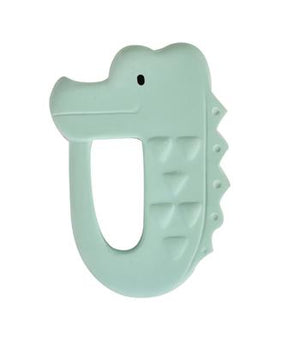 Natural Rubber Teething Ring – Crocodile