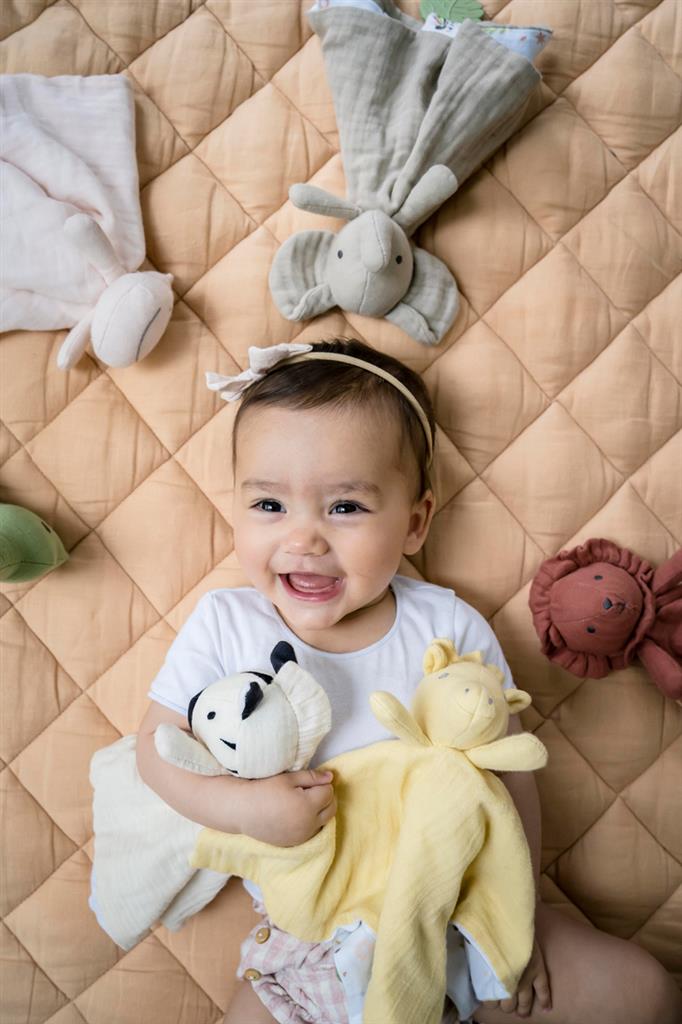 Doudou Éléphant avec Support de Dentition