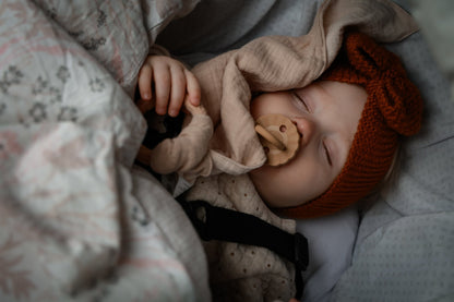 Doudou avec anneau de dentition Crème - Natruba