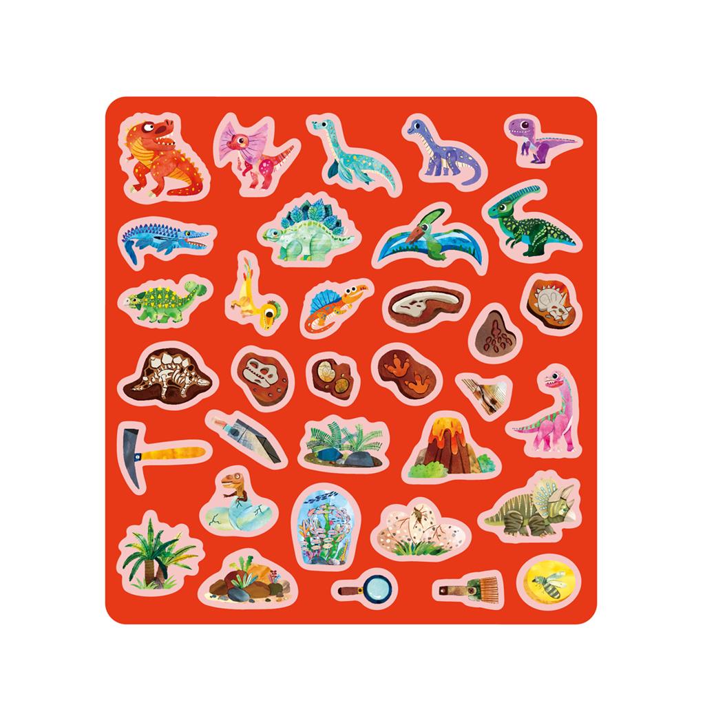 Jelly Stickers - Dinosaur Land