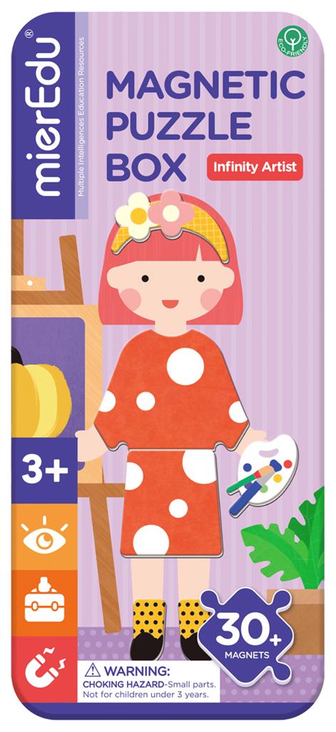 Boîte de Puzzle Magnétique - Artiste
