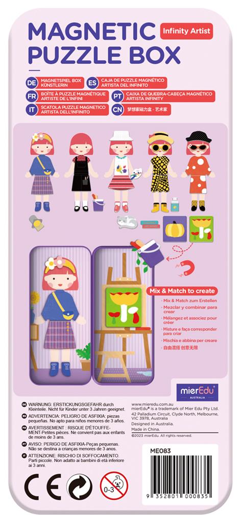 Caja de rompecabezas magnética - Artista