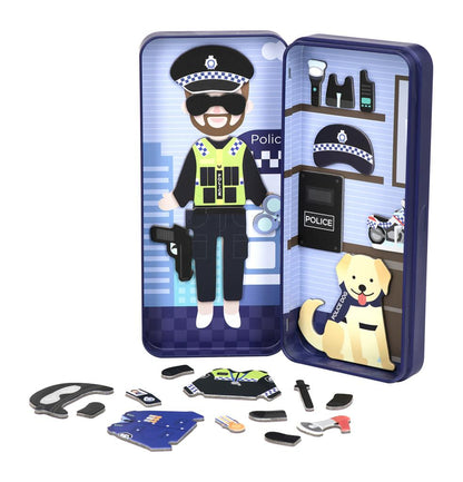 Caja de rompecabezas magnética - Oficial de policía