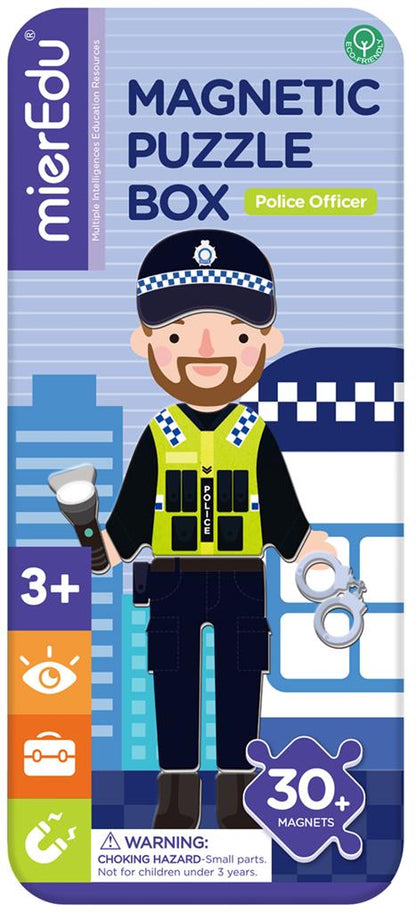 Caja de rompecabezas magnética - Oficial de policía