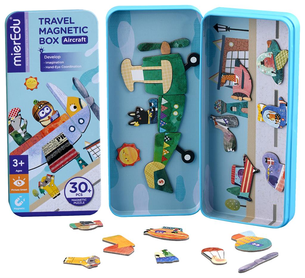 Caja de rompecabezas magnética - Aviones