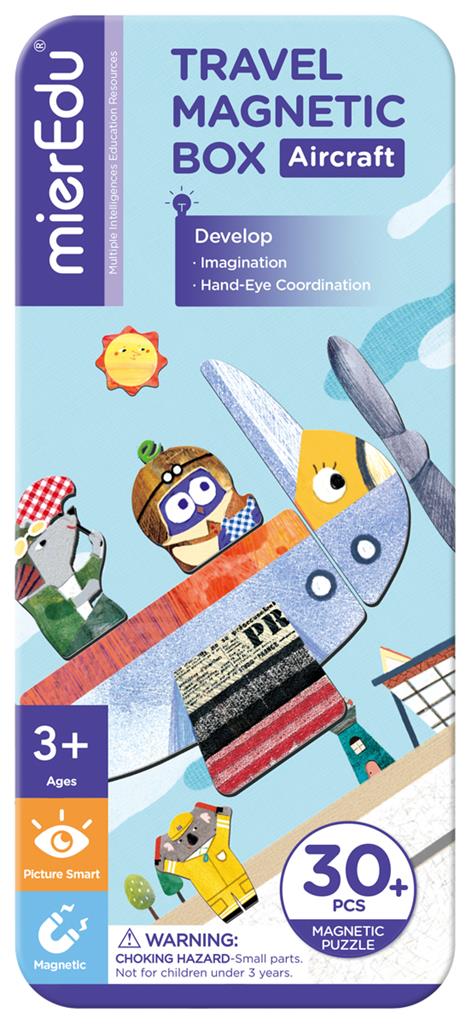 Caja de rompecabezas magnética - Aviones