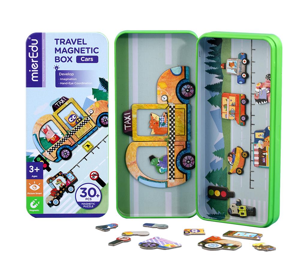 Magnetic Puzzle Box - Vehicles