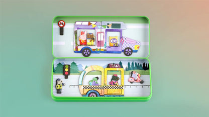 Magnetic Puzzle Box - Vehicles
