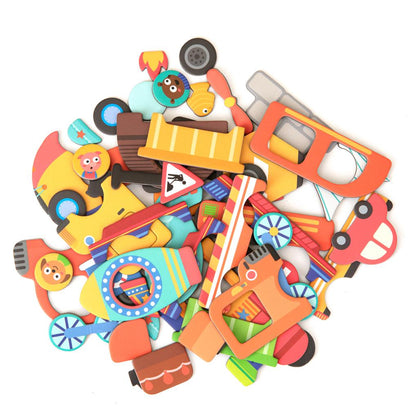 Livre magnétique - Véhicules