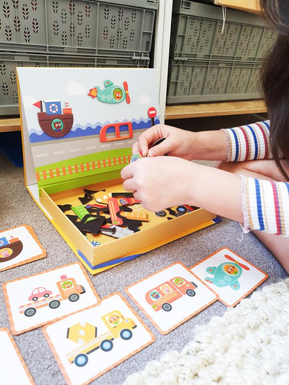 Livre magnétique - Véhicules