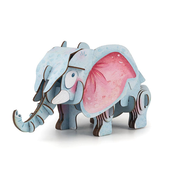 Rompecabezas de construcción 3D - Elefante africano