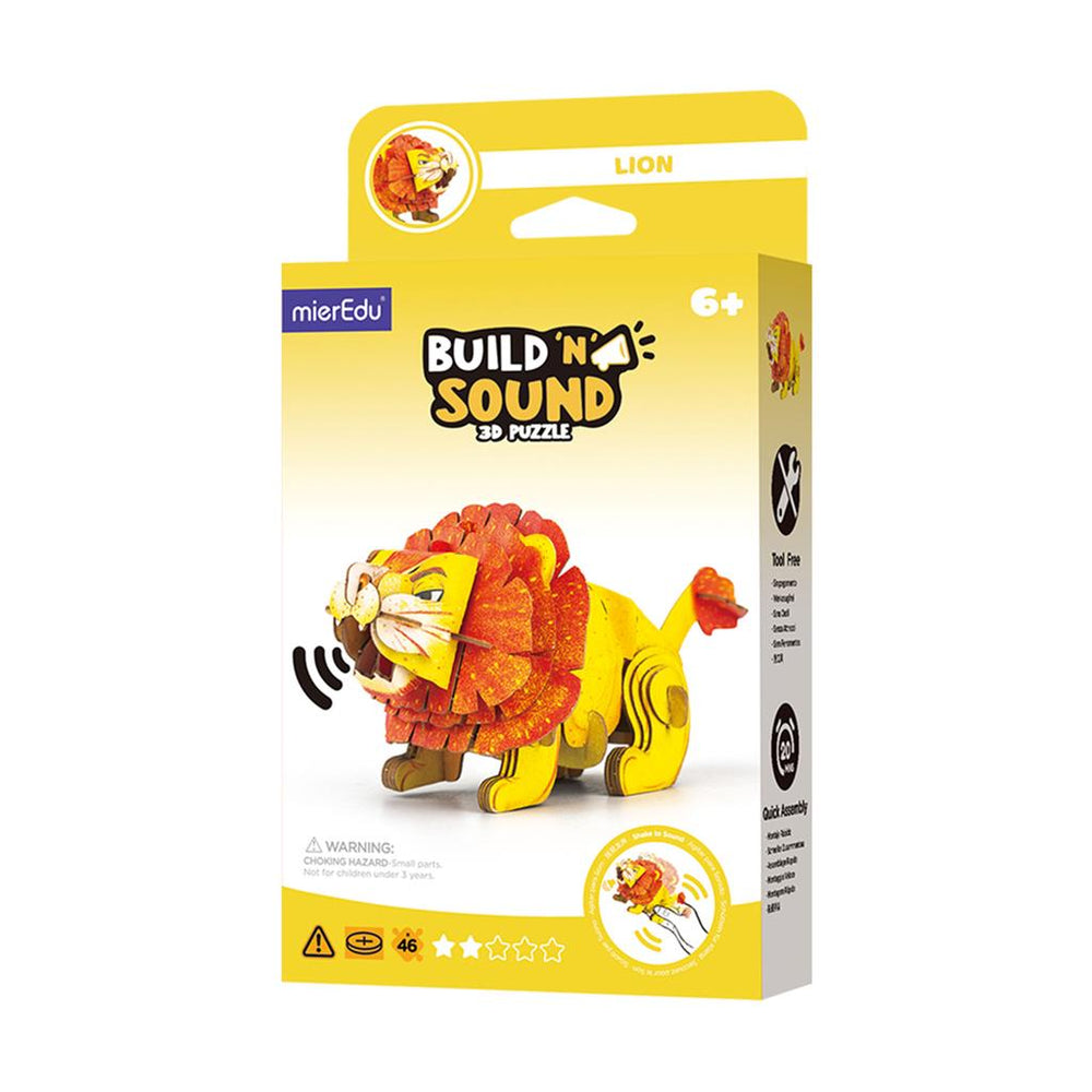 Puzzle de construção 3D - Leão
