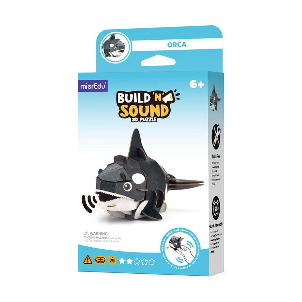 Puzzle 3D de construção - Orca