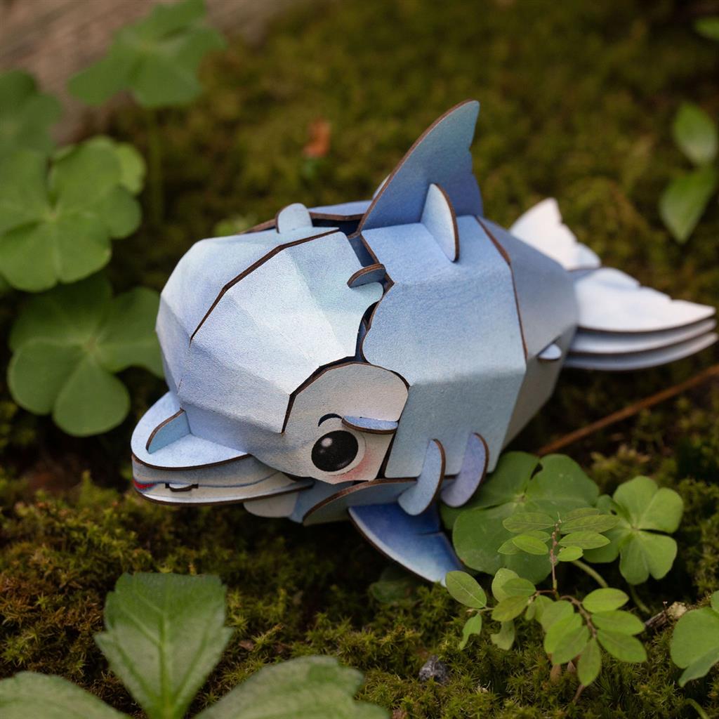 Puzzle 3D Construction - Dauphin