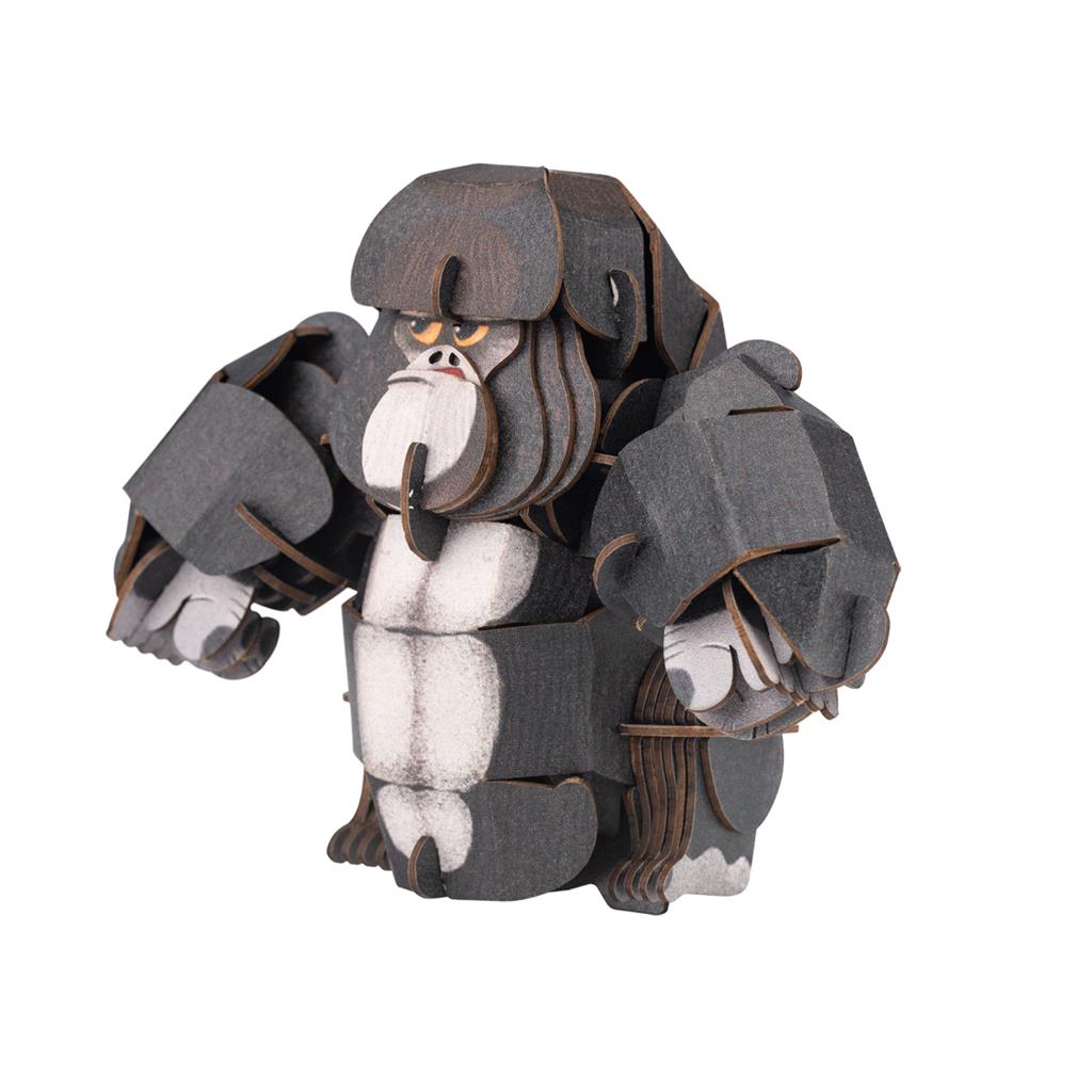 3D Construction Puzzle - Gorilla