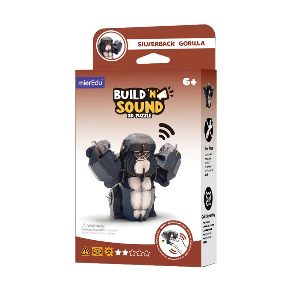 Puzzle de construção 3D - Gorila