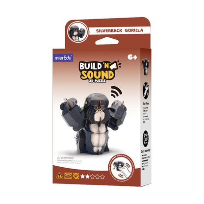 3D Construction Puzzle - Gorilla