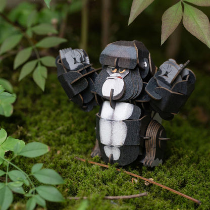3D Construction Puzzle - Gorilla