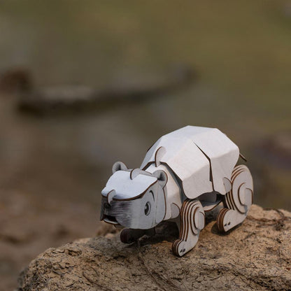 Puzzle 3D Construction - Ours Polaire