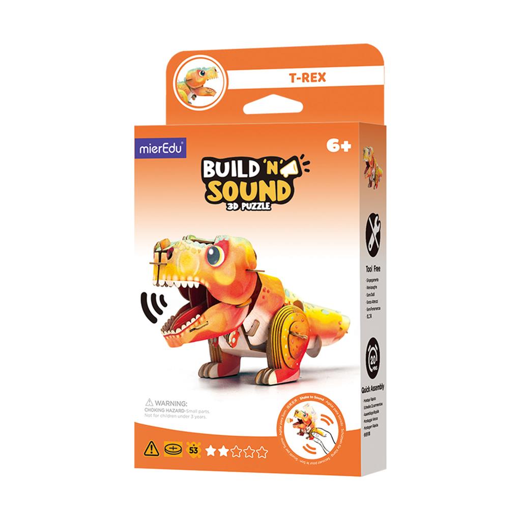 3D Puzzle Construction - Tyrannosaurus Rex