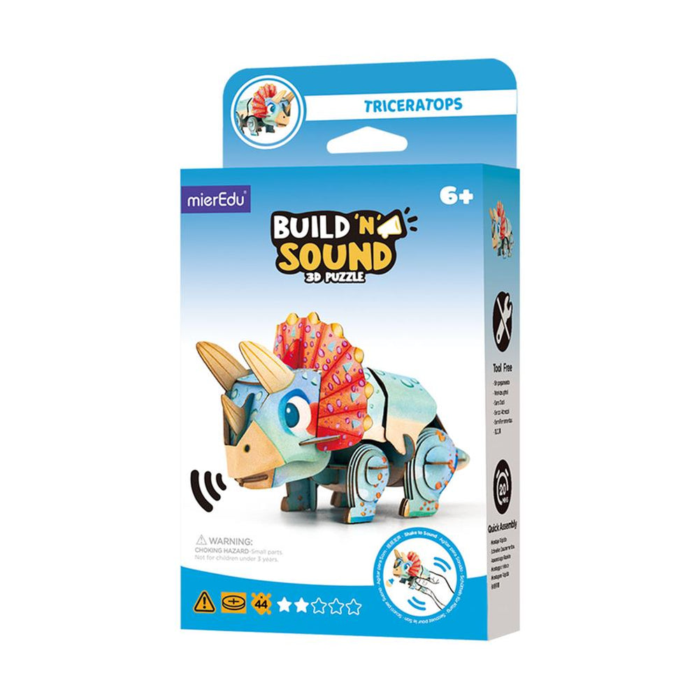 Puzzle 3D para montar - Triceratops