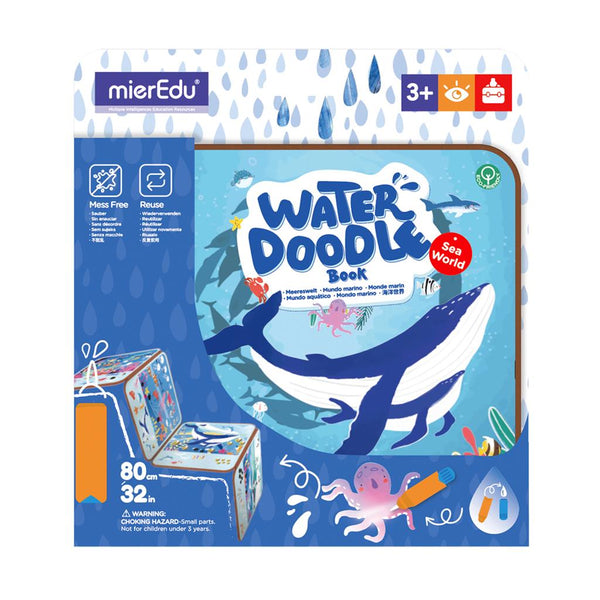 Pintura mágica con agua: El mundo marino