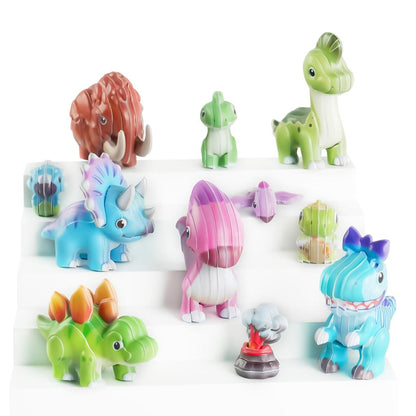 Pegatina 3D - Dinosaurio