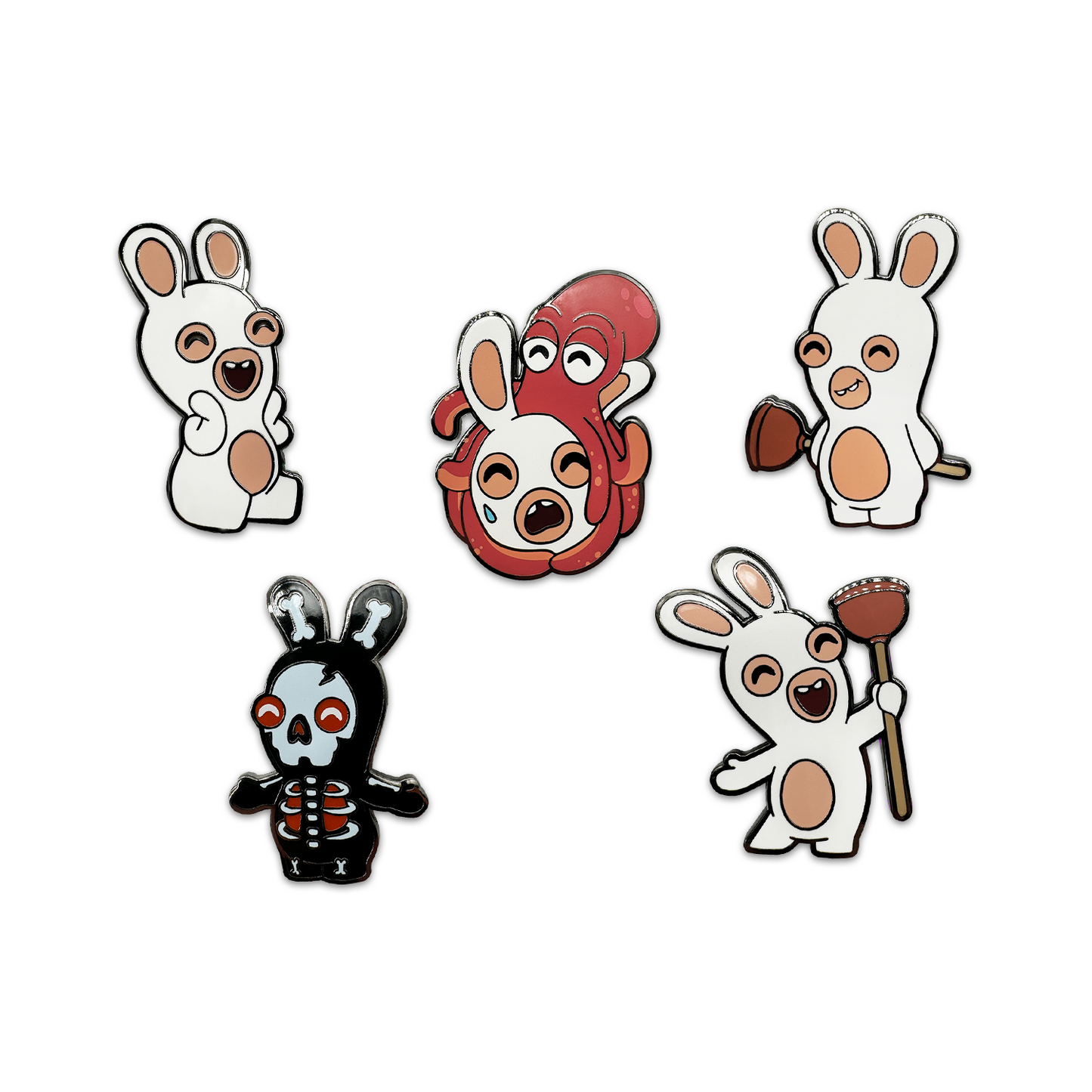 Rabbids Pin Set