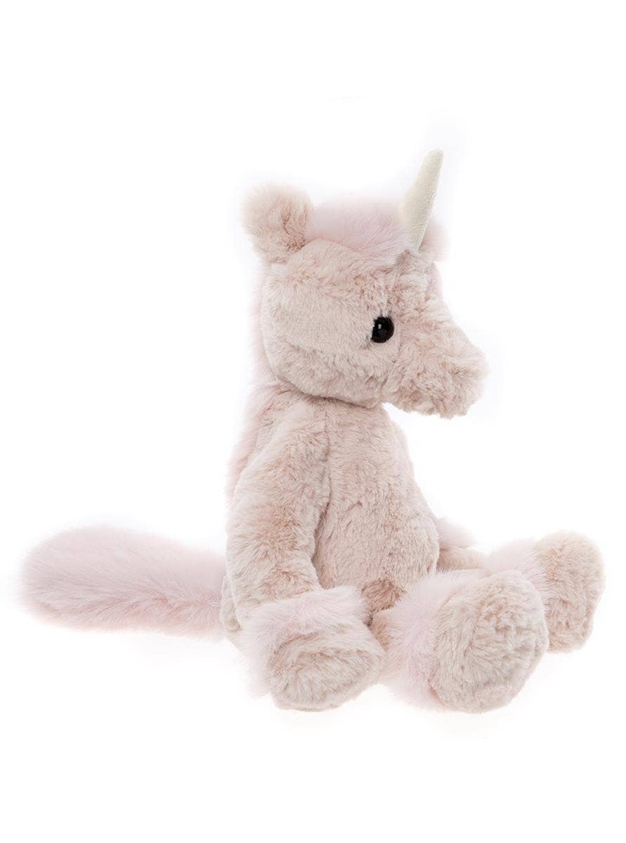 Zapatillas de ballet de peluche de unicornio rosa Bear & Me Star
