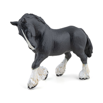 Figurine Etalon shire noir