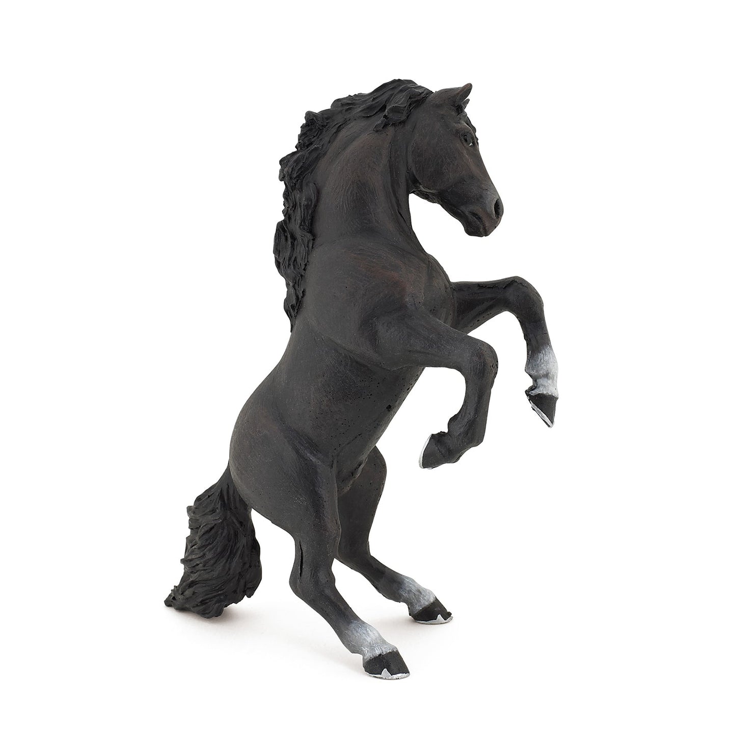 Figurine Cheval cabré noir