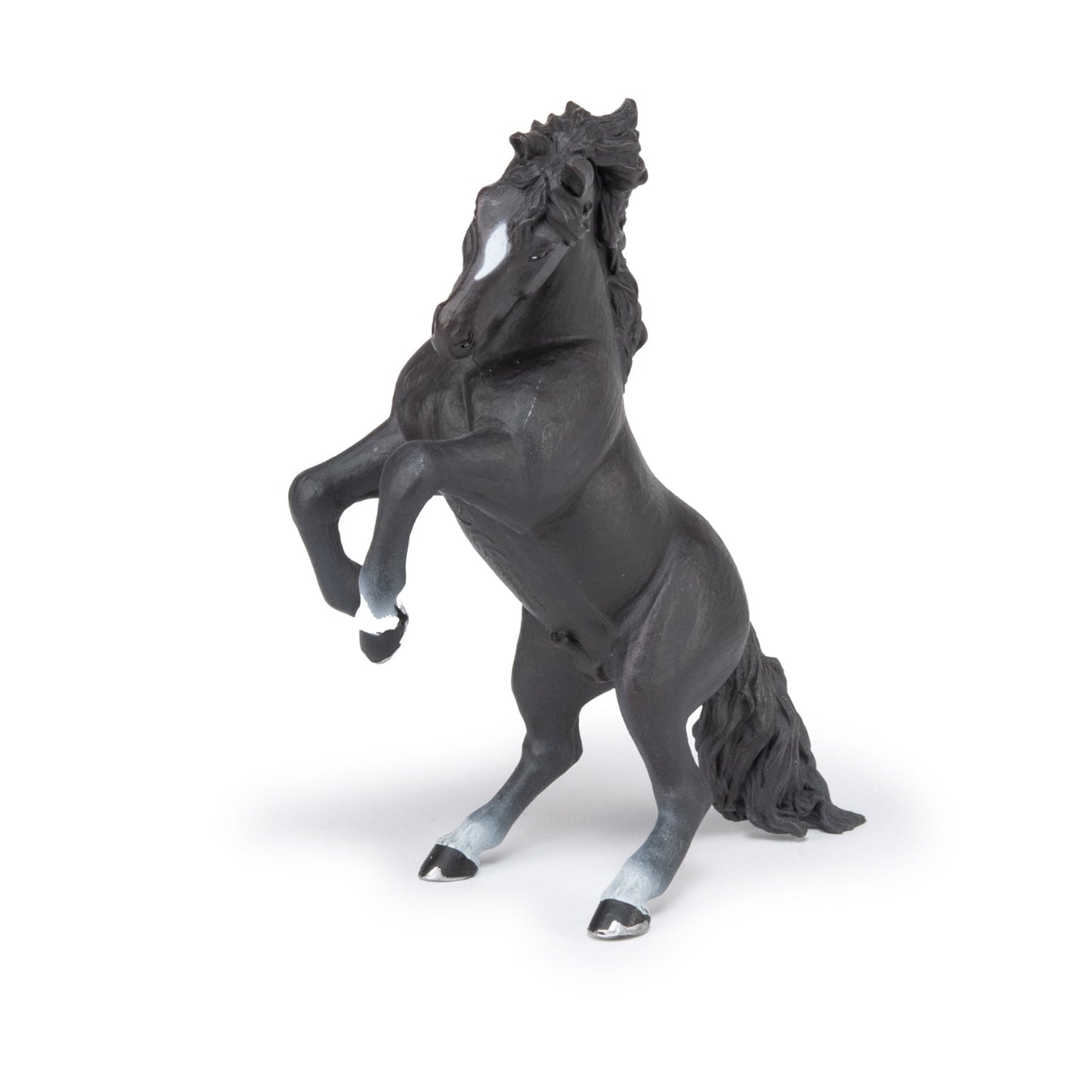 Figurine Cheval cabré noir