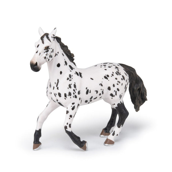 Figurine Cheval appaloosa noir Papo - cheval