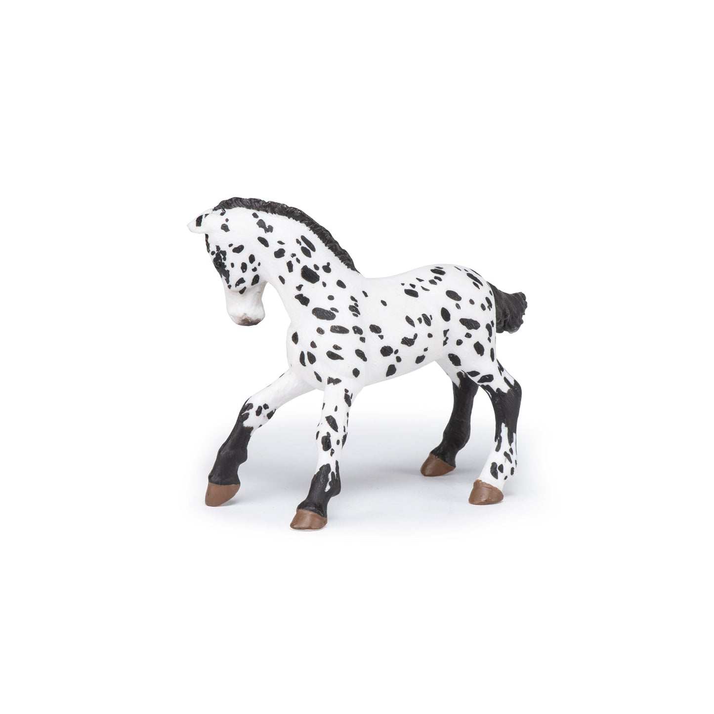 Black Appaloosa Colt Figurine
