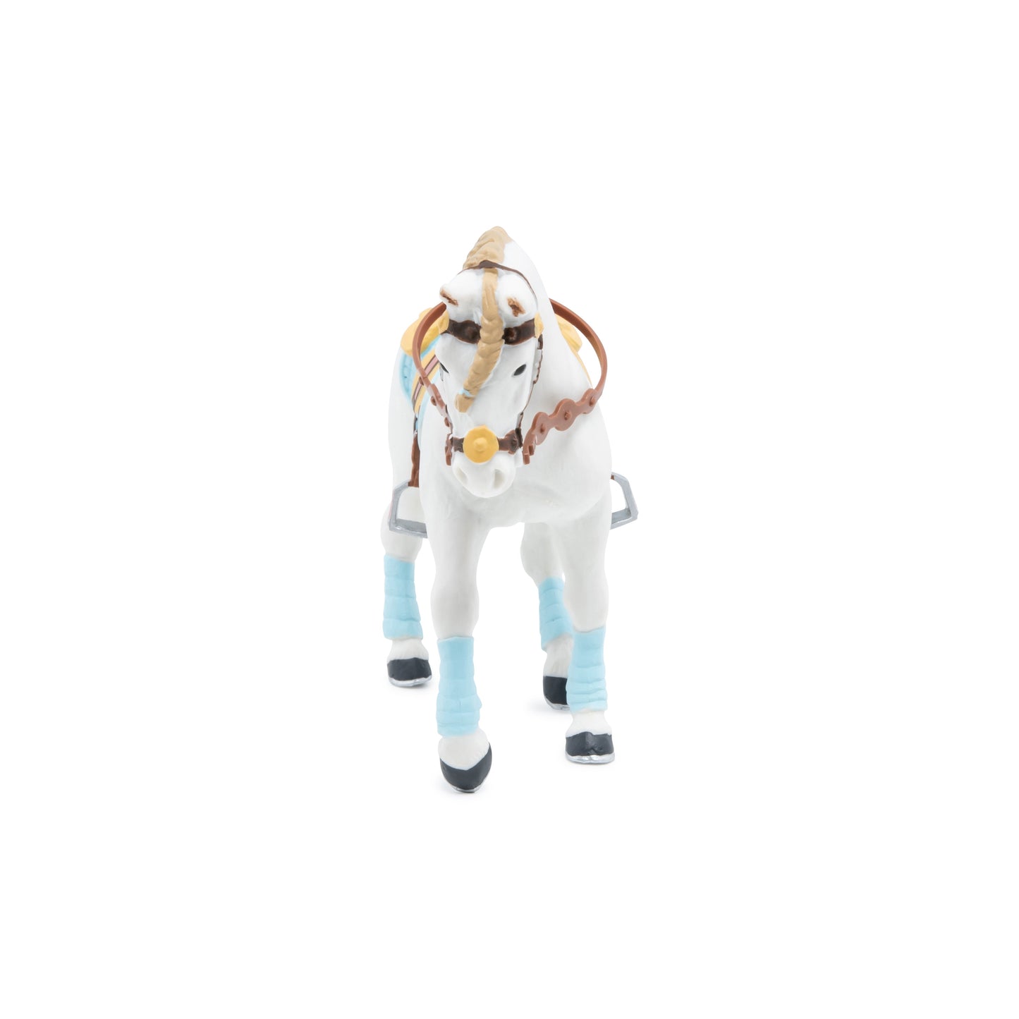 Blue Fashion Horse Figurine