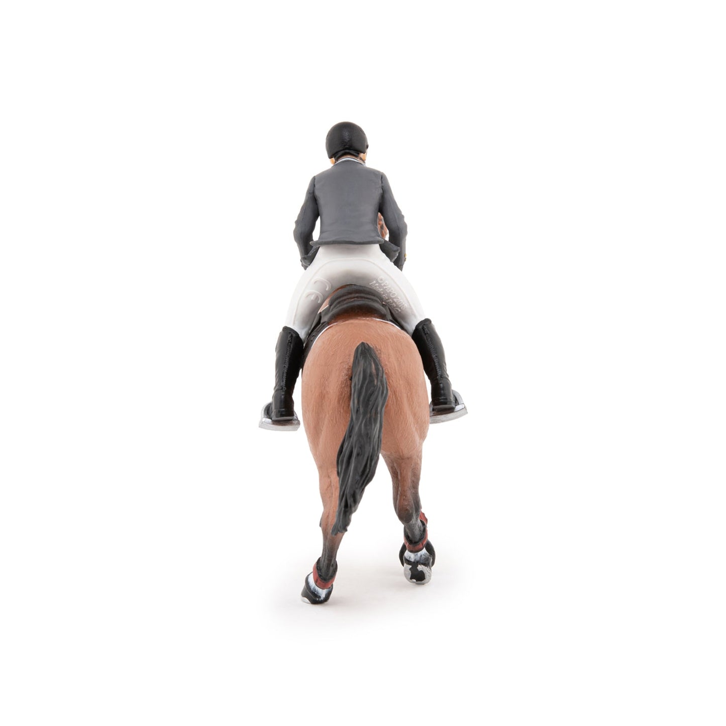 Figurine Cheval de concours et son cavalier