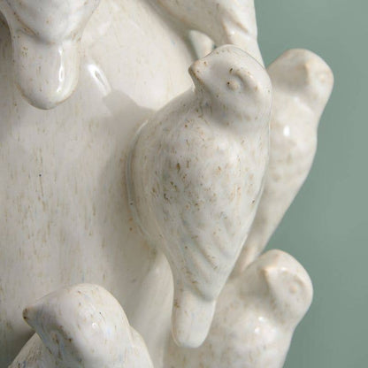 Jarrón Sr. White Birdling