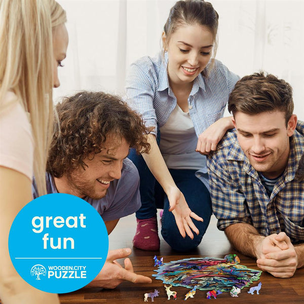 Moderne Leeuw Puzzel 250p