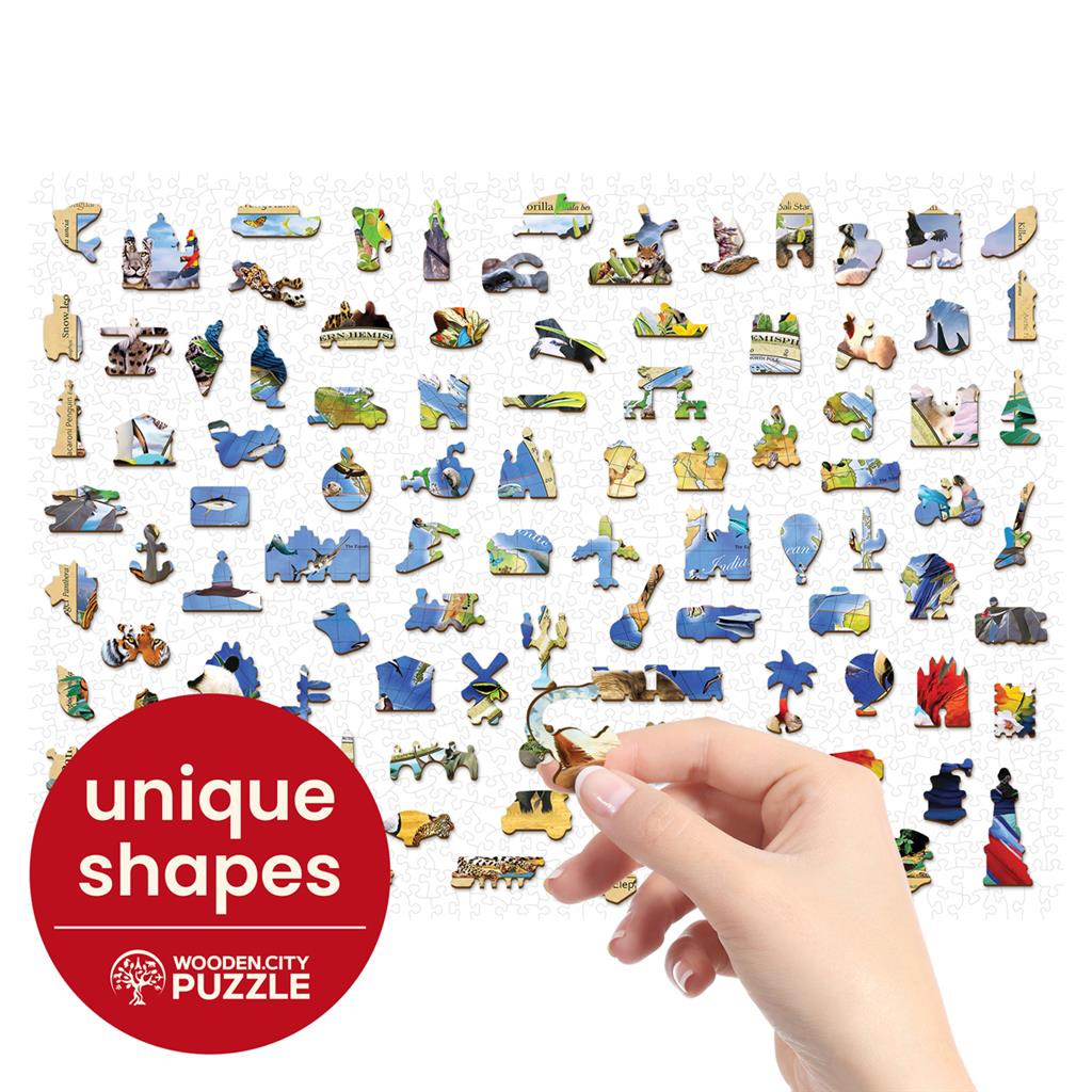 Rompecabezas - Mapa del Reino Animal