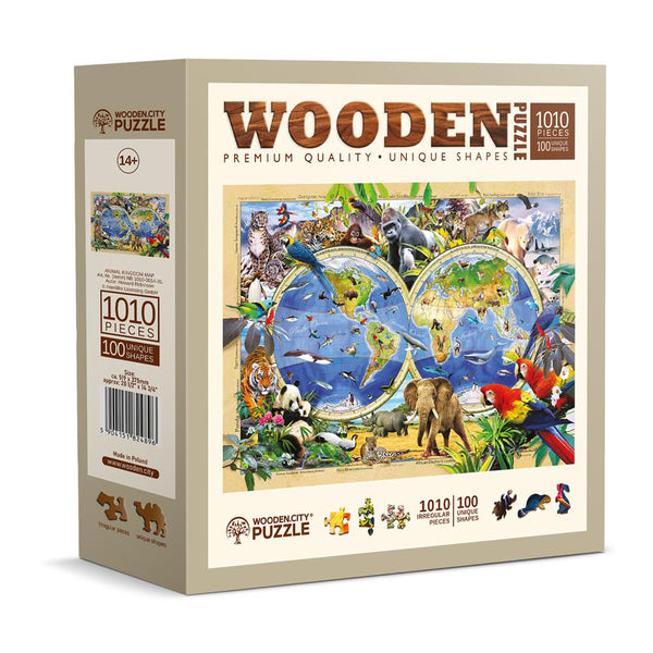 Puzzle - Mapa do Reino Animal